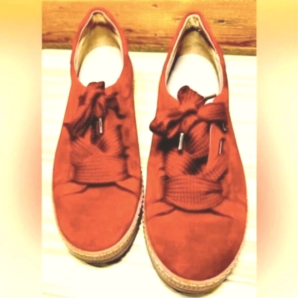 Gabor burgundy suede sneakers. US11.5 = UK9.5 = EU43 - Picture 3 of 5